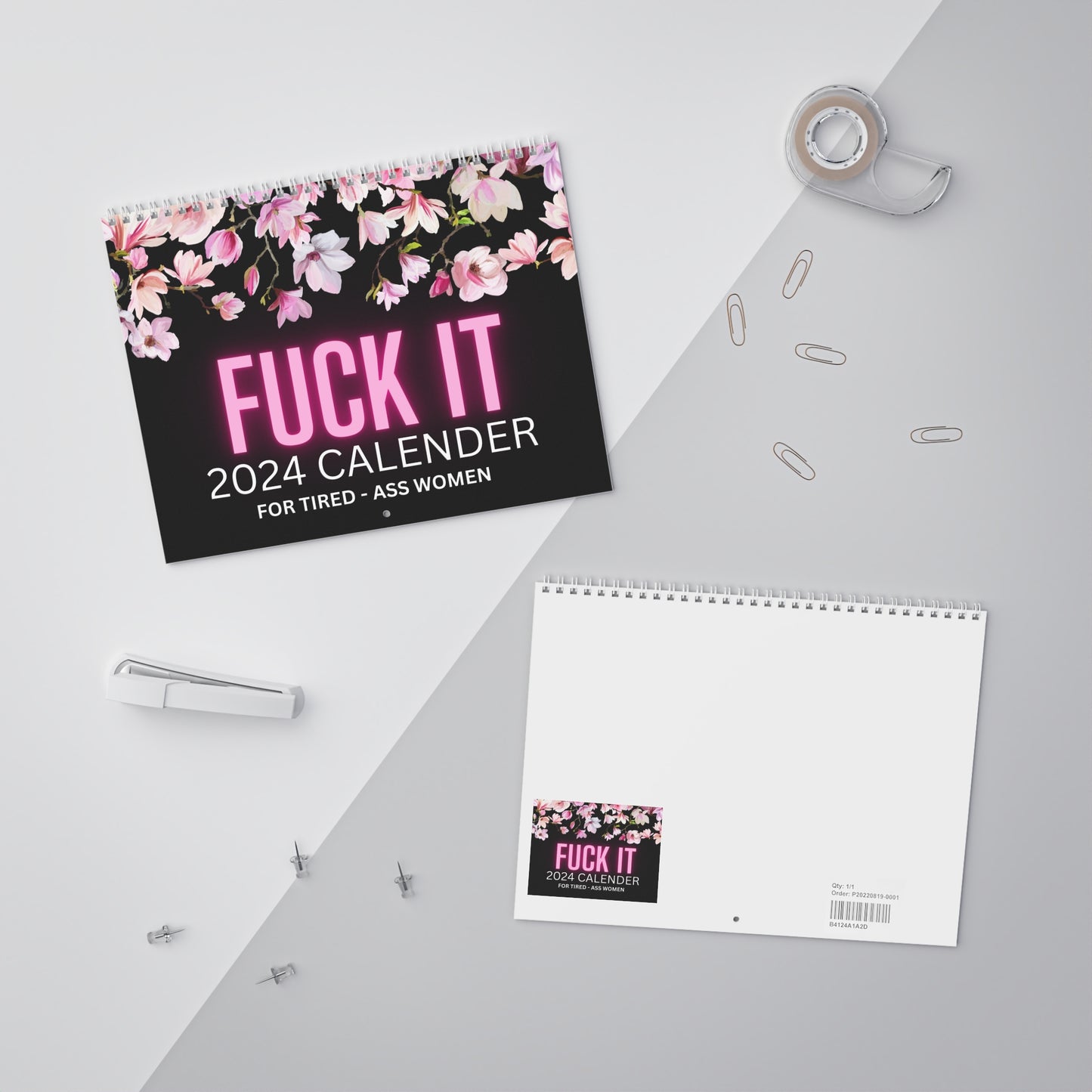 adult humor Calendar (2024) | swear words calendar