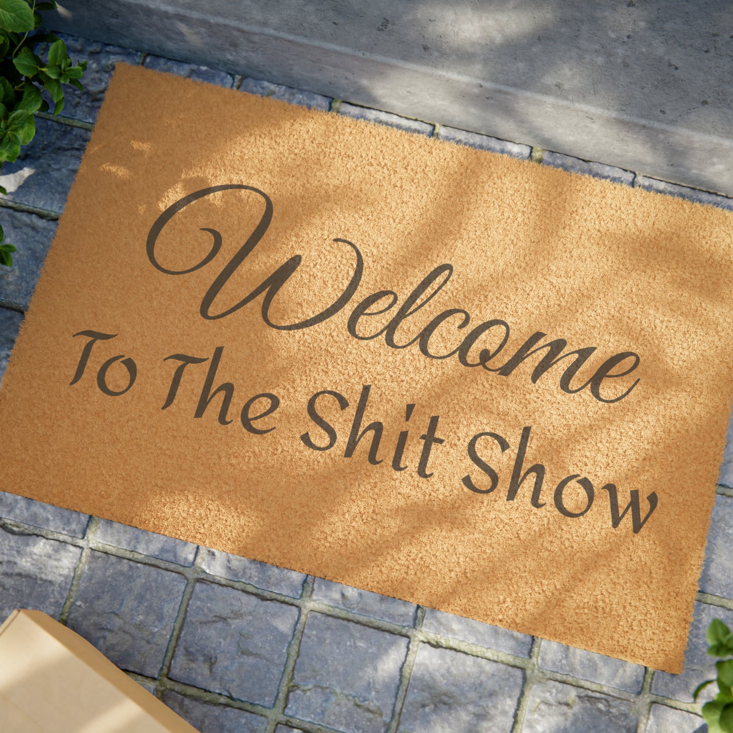welcome to the shit show Doormat