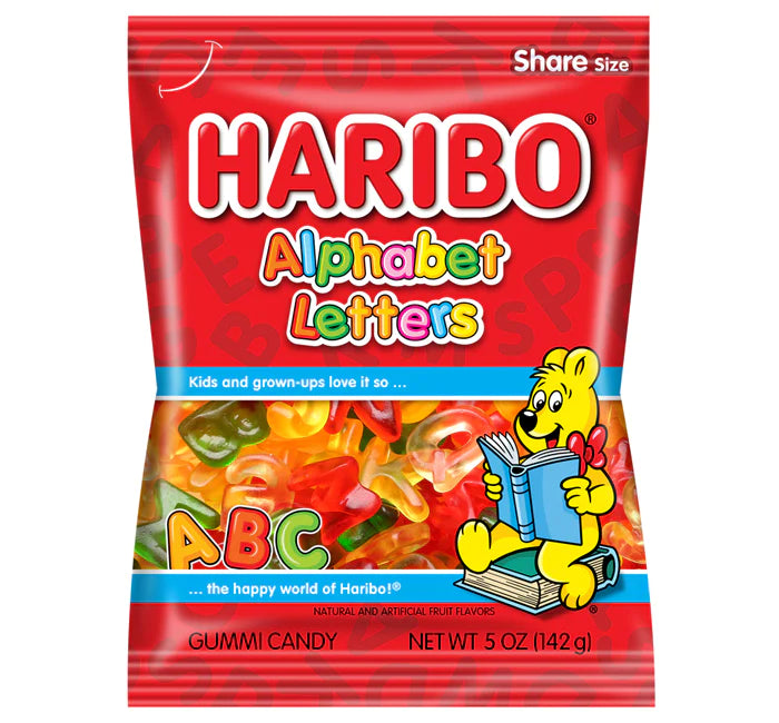 HARIBO ALPHABET LETTERS