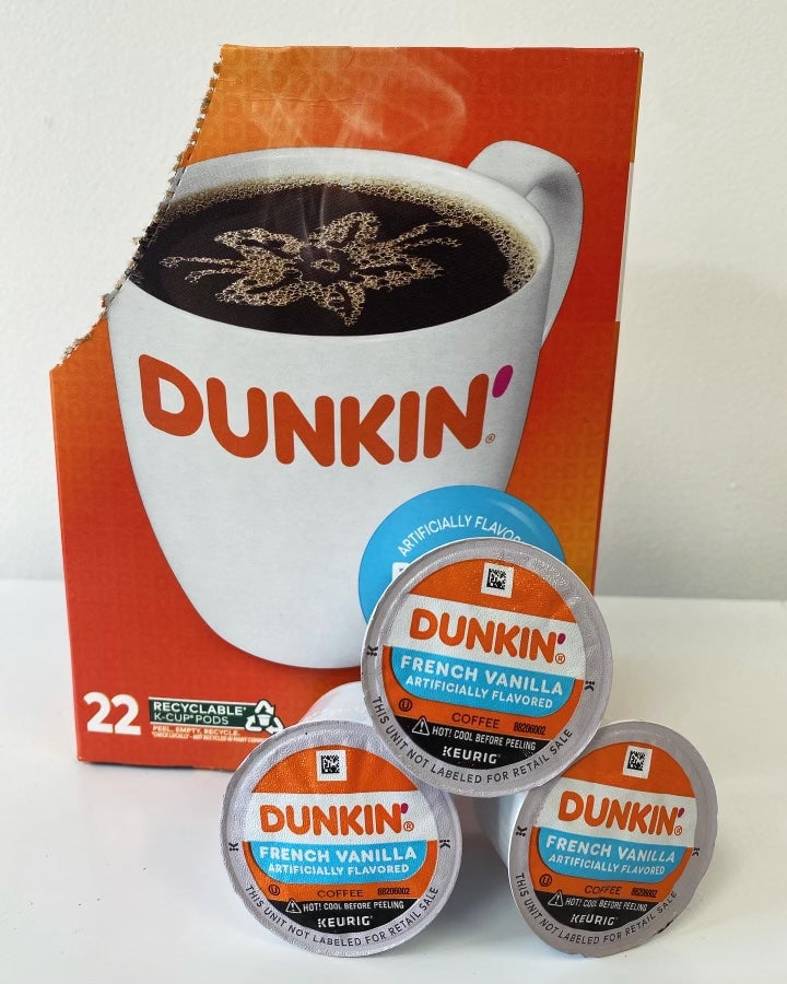 Dunkin' Donuts French Vanilla Flavored Coffee KCups Oh! So Sweet Candy