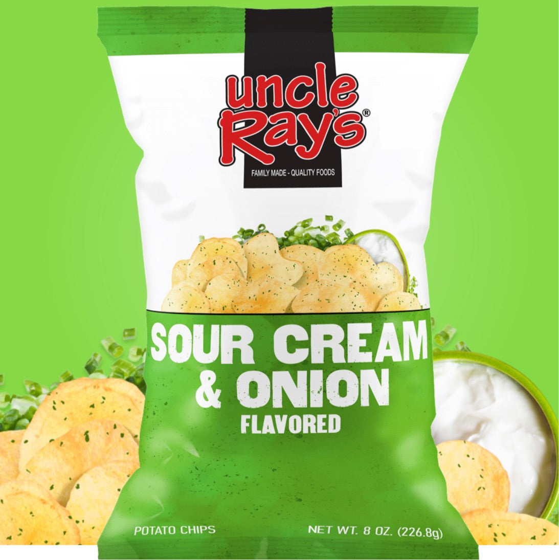 Uncle Rays SOUR CREAM & ONION CHIPS!
