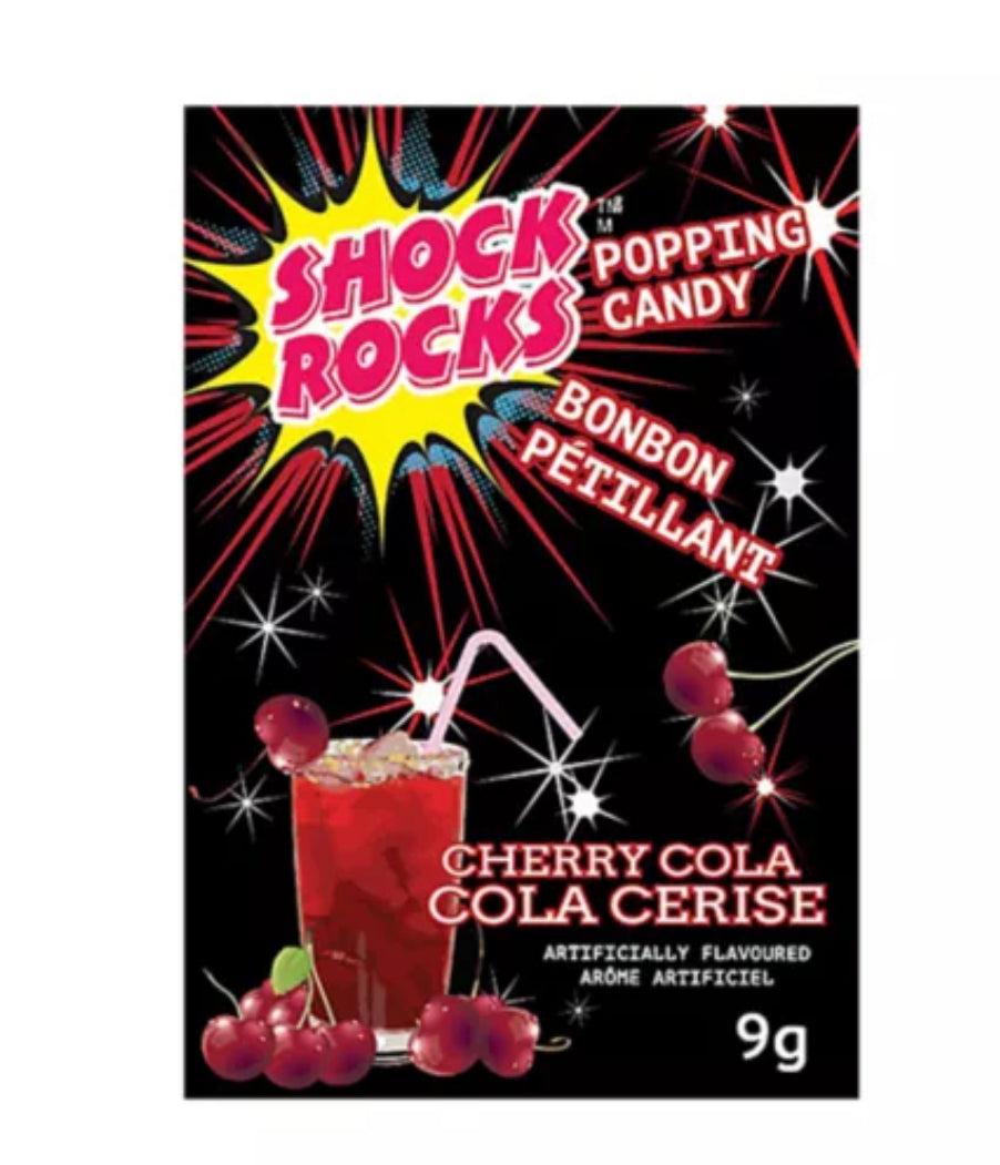 Shock Rocks Cherry Cola Popping Candy, 9-g